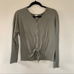 Waffle Knit Long Sleeve